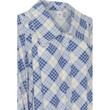 ICHI ICHI Damen bluse IHKISSY Restudsalg True Blue