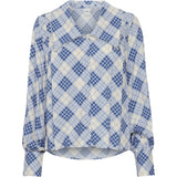 ICHI ICHI Damen bluse IHKISSY Restudsalg True Blue
