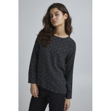 ICHI ICHI dame bluse IHVERA Restudsalg Black