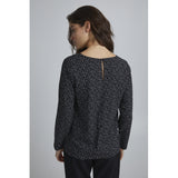 ICHI ICHI dame bluse IHVERA Restudsalg Black