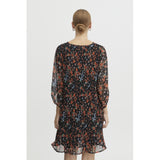 ICHI ICHI Damen Kleid IHBALLY Restudsalg Black Small