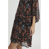 ICHI ICHI Damen Kleid IHBALLY Restudsalg Black Small
