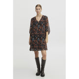 ICHI ICHI Damen Kleid IHBALLY Restudsalg Black Small