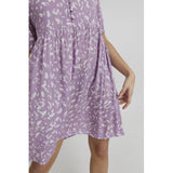 ICHI ICHI dame kjole IHMARRAKECH Restudsalg Lavender Mist