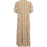 ICHI ICHI Damen Kleid IXSUMMI Restudsalg Sudan Brown