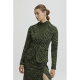 ICHI Ichi Damen blazer IHKATE Restudsalg Kombu green