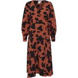 ICHI Ichi Damen Kleid IHCAVOLA Restudsalg Pureed pumpkin