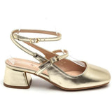 SHOES Inge Damen Ballerinas 3214 Restudsalg Gold