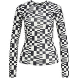JJXX JJXX Damen Bluse JXGINA Restudsalg Black BLANC DE BLANC AOP