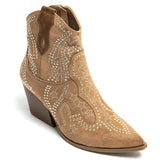 SHOES Jacqueline Damen Hausschuhe 9676A Restudsalg Camel