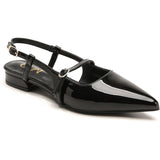 SHOES Jeanne Damen sling back Ballerinas Schuhe 9227 Shoes Black