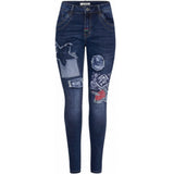 Jewelly Jewelly Damen Jeans - JW7052 Restudsalg Col/Size