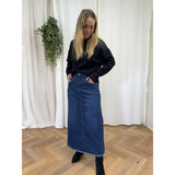 Jewelly Jewelly Damen Rock JW723 Skirt Denim
