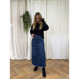 Jewelly Jewelly Damen Rock JW723 Skirt Denim