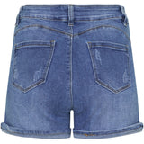 Jewelly Jewelly Damen Shorts JW729 Restudsalg Denim