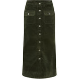Jewelly Jewelly Damenrock JW772-1 Skirt Kaki