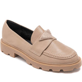 SHOES Kikka Damen Slipper 8021 Restudsalg Kaki