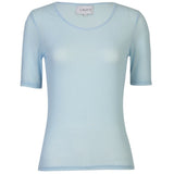 Liberté LIBERTÉ Damen T-Shirt MESH DOT T-shirt Light blue