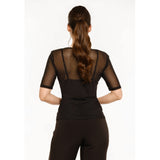 Liberté LIBERTÉ Damen T-Shirt MESH T-shirt Black