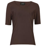 Liberté LIBERTÉ Damen T-Shirt MESH T-shirt Dark Brown