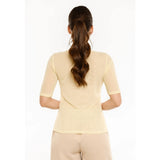 Liberté LIBERTÉ Damen T-Shirt MESH DOT T-shirt Yellow