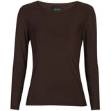 Liberté LIBERTÉ Damen bluse MESH Blouse Dark Brown