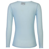 Liberté LIBERTÉ Damen bluse MESH Blouse LIGHT BLUE SMALL FLOCK DOT