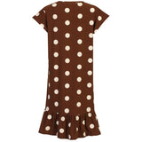 Liberté LIBERTÉ Damen kleid ALMA Dress BROWN CREME DOT