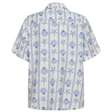 Liberté LIBERTÉ Damenbluse MIE Shirt CREME BLUE MUSSEL