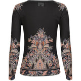 Liberté LIBERTÉ Damen bluse MESH Blouse Black Paisley