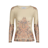 Liberté LIBERTÉ Damen bluse MESH Blouse Creme paisley