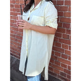 LULULIA LULULIA Damen Kleid Lufrida 1665LU Tunica Yellow
