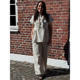 LULULIA LULULIA Damen Top LUNoor 8254ALU - Vorbestellung Shirt Sabbia