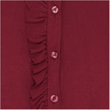LULULIA LULULIA Damenbluse LuEllen 5897 Shirt Bordeaux