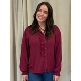 LULULIA LULULIA Damenbluse LuEllen 5897 Shirt Bordeaux