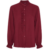 LULULIA LULULIA Damenbluse LuEllen 5897 Shirt Bordeaux