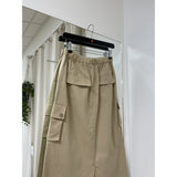LULULIA LULULIA STUDIOS Damen Cargo Rock Lula Skirt Beige