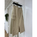LULULIA LULULIA STUDIOS Damen Cargo Rock Lula Skirt Beige