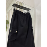 LULULIA LULULIA STUDIOS Damen Cargo Rock Lula Skirt Black