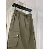 LULULIA LULULIA STUDIOS Damen Cargo Rock Lula Skirt Green