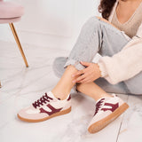 SHOES Laura Damen Sneakers 7589 Restudsalg Wine