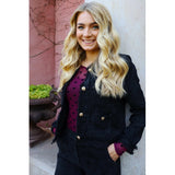 Liberté Liberté Damen Blazer Coco Restudsalg Black