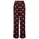 Liberté Liberte Damen Hose Dotti Pant PLUM ROSE BIG DOT