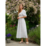 Liberté Liberté Damen Kleid 21268 Dress BLUE BROWN FLOWER