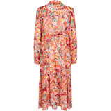 Liberté Liberté Damen Kleid MAGGIE Restudsalg Orange Pink Flower