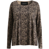 Liberté Liberté Damen Top ALMA - 9504 Restudsalg Mocca Brown Lace