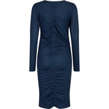 Liberté Liberté Damen V Kleid ALMA Restudsalg Navy