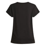 Liberté Liberté Damen t-shirt 9581 ALMA T-shirt BLACK BLACK SIMILI