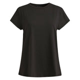 Liberté Liberté Damen t-shirt 9581 ALMA T-shirt BLACK BLACK SIMILI