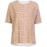 Liberté Liberté Damen t-shirt 9581 ALMA T-shirt Desert Lux Leo